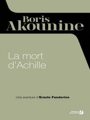 cover image of La mort d'Achille